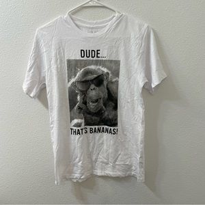 Place dude that’s bananas shirt white boys large